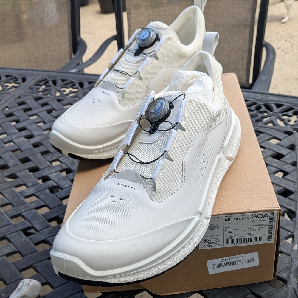 Ecco White Chunky Athletic Sneakers